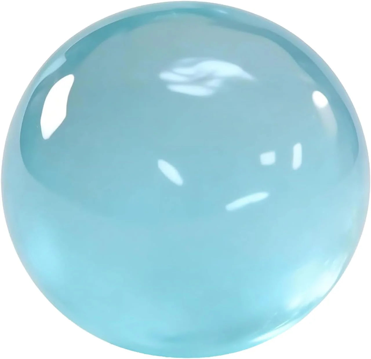 Coconut Oil Squishy, Coconut Oil Slow Rising Squeeze Stress Ball Clear Jelly Bubblegum Texture Coconut Oil Squishy Toy (Blue) - US 3105