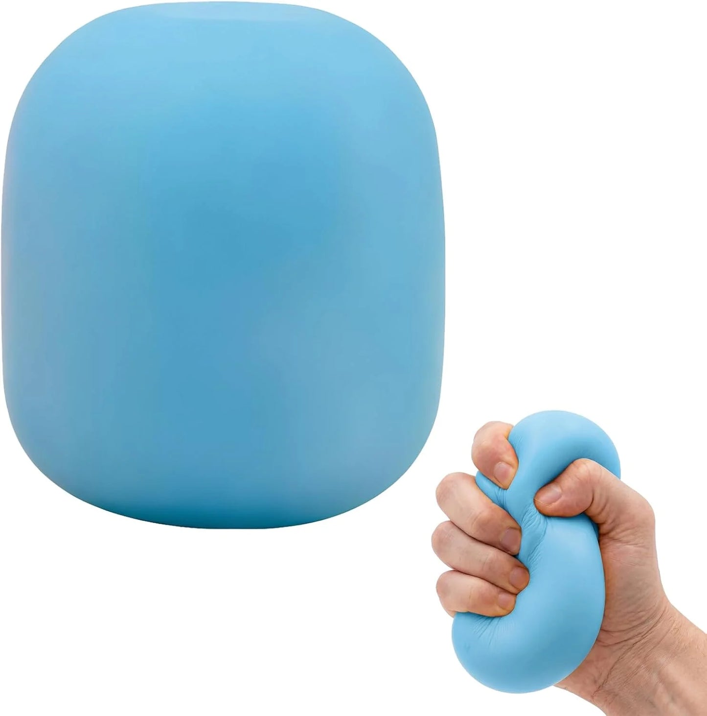 Gum Drop Squeeze Color Changing Squishy, Slow Stress Balls Fidget Sensory Toys for Adults,Gum Drop Shape Fidgets for Pull Stretch Squishy Toy (Blue) - US 2252