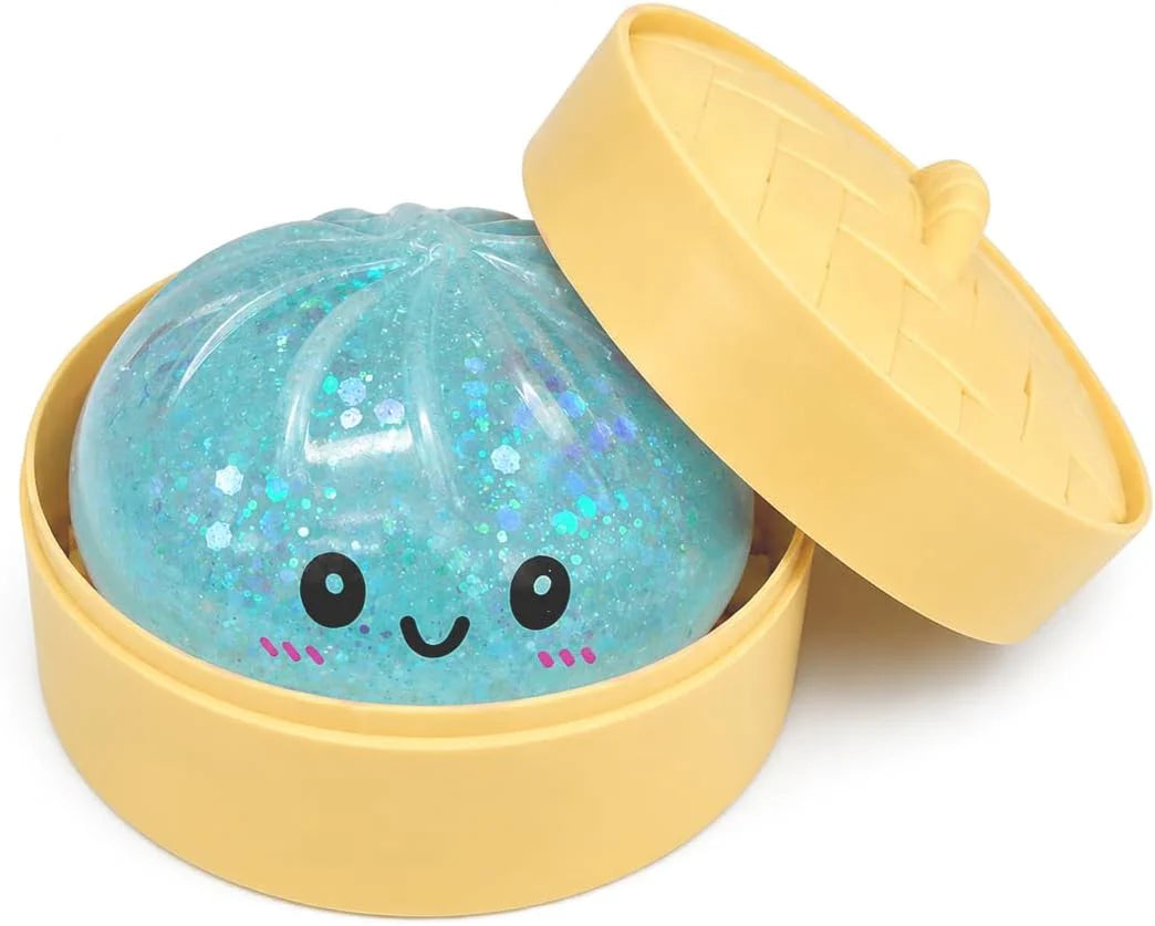 Blue Dumpling Squishies New Mystery Squishies Dumpling with Box Stress Relief Balls Sensory Toys Desk Squeeze Toys Gift - US 1052