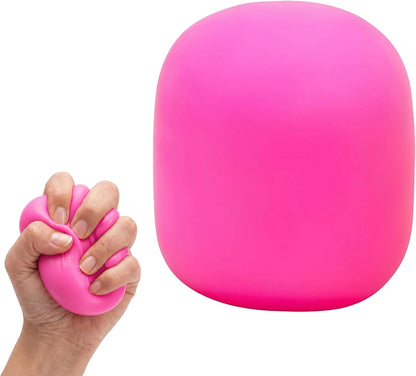 Squeeze Color Changing Squishy Soft Square Malt Sugar Filled Slow Stress Balls, Color Changing Squishy Sensory Toy, Anxiety Relief Shape Fidgets for Pull Stretch Squishy Toy (Pink) - US 6603