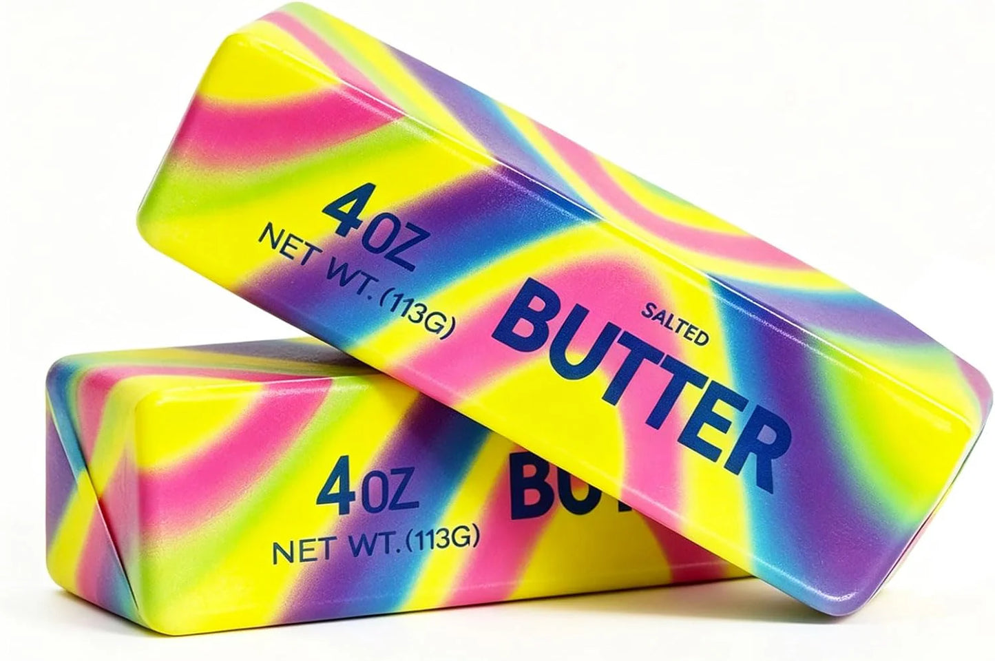 Slow Rising Squishy，Taba Squishy, Stress Balls，Party Favor Gift (Butter stick-2pcs)-0519 (Colorful-2pcs) - US 8674